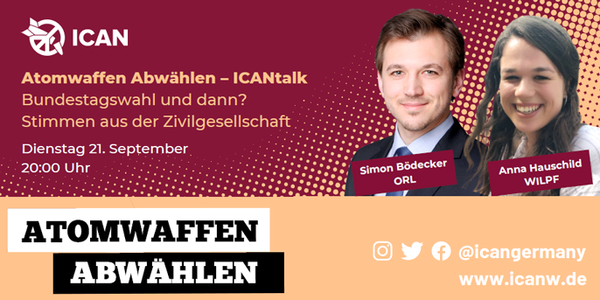 ICAN talk: Bundestagswahl und dann?