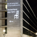 Protest von ICAN Germany am Auswärtigen Amt