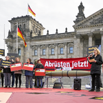 Aktionstag am 26. Februar 2019 der "Aktion Aufschrei - Stoppt den Waffenhandel!" in Berlin