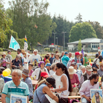 Ökmuenischer Gottesdienst gegen Atomwaffen am 7.7.2018 vor dem Fliegerhorst Büchel
