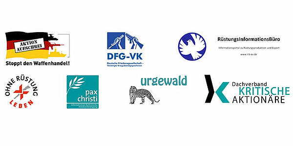 Logos der Kritischen Aktionär*innen Heckler & Koch