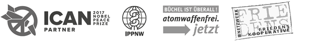 ICAN Partner, IPPNW, Kampagne atomwaffenfrei.jetzt, Netzwerk Friedenskooperative