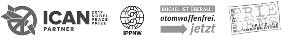 ICAN-Partner, IPPNW, Büchel ist überall! atomwaffenfrei.jetzt, Netzwerk Friedenskooperative