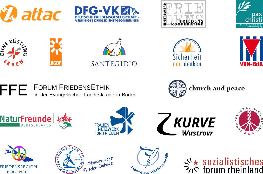 Logos der aufrufenden Organisationen